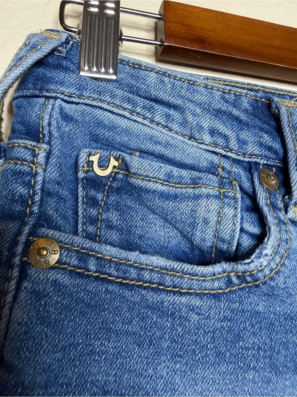 True Religion Women Jennie Curvy High Rise Skinny Jeans 26 Distressed Y2K - Picture 6 of 11